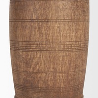 Vase à fleurs élégant en bois naturel de haute qualité fabriqué à la main pour la décoration de la maison