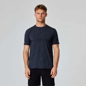 Fashionable Men's <b>Moisture</b>-<b>Wicking</b> T-<b>Shirt</b> - Comfortable, Stretchable, and Ideal for Everyday Wear and Athletic Activities - Product Image 1
