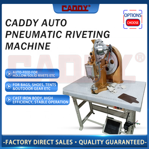 Machine à œillets <span class=keywords><strong>automatique</strong></span> professionnelle CADDY, machine à œillets à entraînement par courroie, alimentation <span class=keywords><strong>automatique</strong></span> pour la fabrication de sacs cadeaux, la fabrication de chaussures - Product Image 2