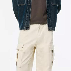 <b>Men</b> Cotton <b>Baggy</b> <b>Cargo</b> Pants Loose Fit Multi-Pocket Design Durable and Breathable Material Comfortable Relaxed Fit Custom Colors - Product Image 6