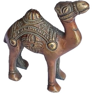 Brass Animal Statue Decorative Animals for Home and Office Chinese Fengshui Handmade Collectible Figurines - Product Image 1