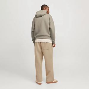 Twill Men Oversized Pullover Hoodie Casual Streetwear Sudadera con bolsillo de canguro para la comodidad diaria Oem Todos los colores - Product Image 4