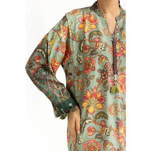 Conjunto Coordinado Estampado de Viscosa Bohemia IPST-55073, Tela Crepé para Primavera/Verano - Product Image 2