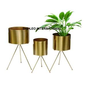 Vente directe d'usine, grand pot à fleurs conique en métal, pot à fleurs d'extérieur pour la décoration du jardin, accessoires - Product Image 6