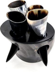 Handcrafted Eco-Friendly <b>Animal</b> Style Viking Drinking Horn Set Tankard <b>for</b> Beer Wine Mead & Ale <b>Lovers</b>-Christmas <b>Gift</b> - Product Image 2