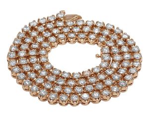 10K Gold Tennis Chain Handcrafted with Lab Grown Diamonds Premium Iced Out Hip Hop Chain for Men and Women - Product Image 1