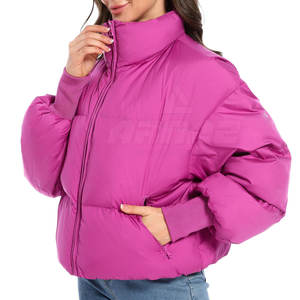 <b>Packable</b> Puffer <b>Jacket</b> With Lightweight And Travel-Friendly Material Full-Zip Puffer <b>Jacket</b> With Elastic Cuffs - Product Image 4