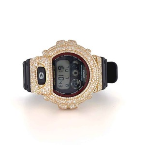 Nuevo Reloj Digital Multifunción de Lujo, Chapado en Oro de 18K, Estilo Hip Hop para Hombre, Reloj con Cristales, Diseño de Alta Gama, Premium M - Product Image 2
