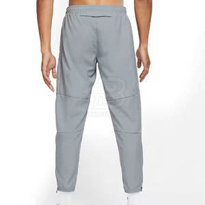 Pantalon de survêtement en coton sur mesure pour homme, coupe droite, doublure polaire respirante, taille mi-haute, logo personnalisé - Product Image 2