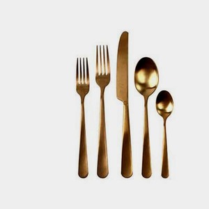 New High Quality Stainless Steel <b>Flatware</b> <b>Set</b> with Unique Design Handle Design Luxury <b>Flatware</b> <b>Set</b> for Wedding Use - Product Image 5