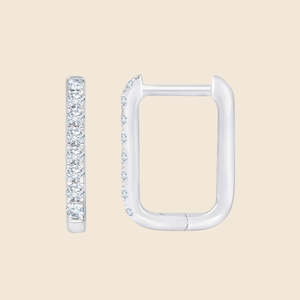 Boucles d'oreilles en diamant de laboratoire rond de 0,15 carat, couleur F-VS, en or massif 14 carats, pour mariage, fiançailles, soirée. - Product Image 2