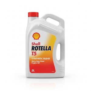 L'huile pour moteur diesel exclusive Shell Rotella T5 offre une durée de vie prolongée et des performances supérieures dans des conditions difficiles - Product Image 2