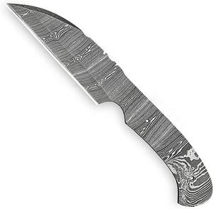 Cuchillas de cuchillos Tang completas forjadas a mano de acero de Damasco hechas a mano de alta calidad con cubierta - Product Image 1