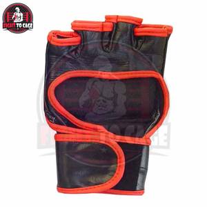 % Original Leather MMA Boxing <b>Gloves</b> Hook & Loop Closure Lightweight Durable Custom Colors Available for Training Competition - Product Image 4