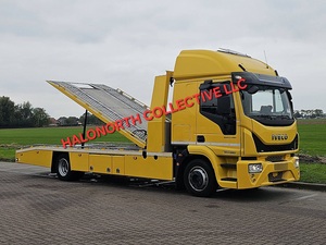 Camión de Transporte de Autos Iveco 120E28 EuroCargo Usado 2020, Camión de Remolque de Plataforma Plana, Remolques, Plataforma Hidráulica, Camión de Entrega de Autos - Product Image 3