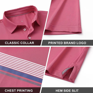 2025 lona sólida de alta calidad para hombres para polos ropa de calle de negocios informal de manga larga con estampado de moda Tops - Product Image 6
