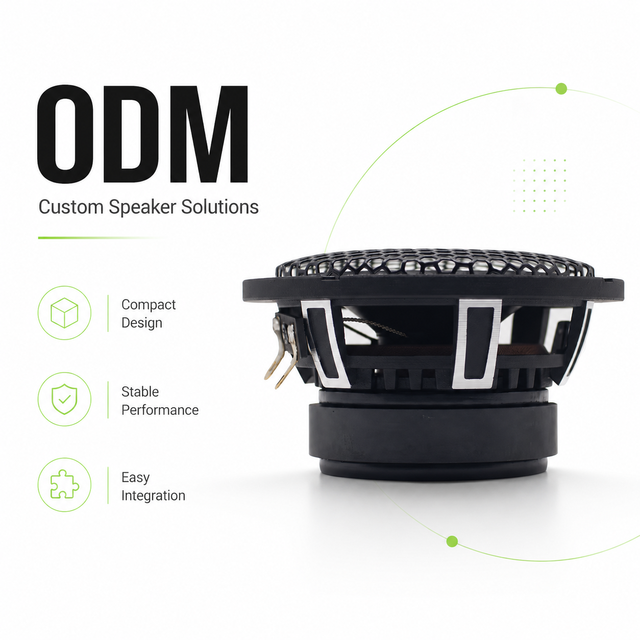 ODM Sennuopu SK-8 HIFI 2-Inch Tweeter and 6.5-Inch Bass Woofer 3-Way Car Audio Component