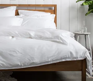 经典酒店白色床单套装Percale顶床单平板套装棉250 TC床上用品套装