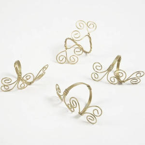 Versátil superventas diseño antiguo Decoración de mesa moderna servilleteros juego de 6 con color personalizado con tamaños de 3 pulgadas - Product Image 2