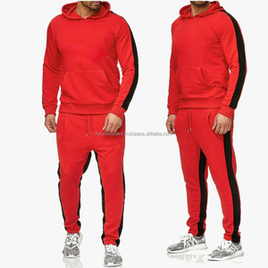 Combinaison de survêtement OEM pour homme, survêtement de sport avec logo personnalisé, noir et gris, Tech Fleech, ensemble de jogging deux pièces pour homme - Product Image 1