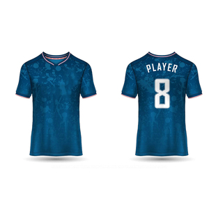 Camiseta de fútbol Camiseta de equipo de fútbol Camiseta de fútbol ajustada Camiseta de fútbol Transpirable Logotipo y diseño personalizados de alta calidad OEM - Product Image 1