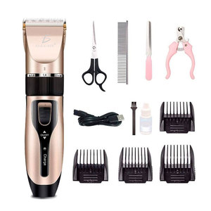 Tosatrice Automatica Ricaricabile per Cani, Macchina per Taglio Peli Personalizzabile, Realizzata in Plastica, Ceramica, ABS e Acciaio Inossidabile, Confezionata in Scatola - Product Image 1