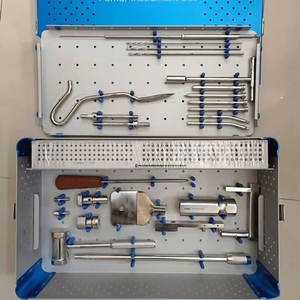 Juego de Instrumentos para Fémur, Implantes, Tornillos, Caja de Acero Inoxidable, Instrumentos Quirúrgicos de Alta Calidad Alemana, Certificación CE, PENTAX - Product Image 1