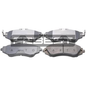Set di pastiglie freno anteriori FEBEST (1001-J150F) - Product Image 1