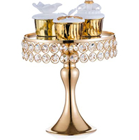 Support de gâteau d'anniversaire moderne en métal, présentoir tour chandelier pour macarons et pâtisseries