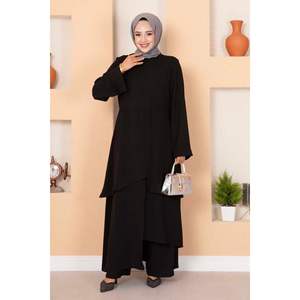 Hurrem Aerobin Hijab Ensemble 2 Pièces Noir - Product Image 2