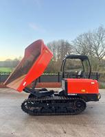 Kubota KC250HR-4 Rotierender Muldenkipper 2,5 Tonnen Nutzlast, 45,5 PS Kubota Dieselmotor & 180 °   Hydraulische Skip-Rotation