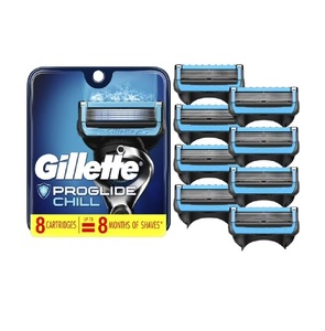 Gillette-Recargas de 8 cuchillas ProGlide para hombre, cuchillas de afeitar de larga duración, precio asequible disponible para la venta - Product Image 1