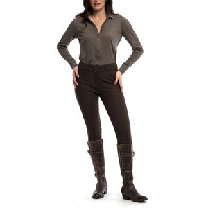 ชุดขี่ม้ายืดได้ผ้าสแปนเด็กซ์สำหรับผู้หญิงชุดออกกำลังกายฟิตเนสออกแบบโลโก้ได้ตามต้องการ - Product Image 1