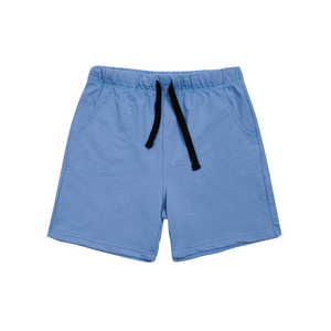 กางเกงขาสั้นผ้าฝ้ายสีทึบสำหรับชายหนุ่ม100% - Product Image 2