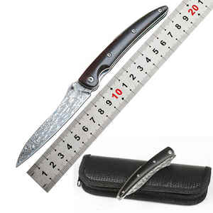 Couteau à fruits à lame en acier inoxydable multifonctionnel pliant à faible quantité minimale de commande et haute dureté pour le camping - Product Image 2