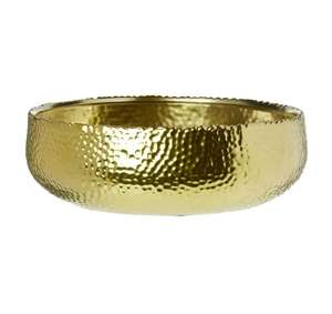 Bol de service pour fruits et desserts pour décorations de salon Design martelé en aluminium Bol de service pour fruits et légumes séchés - Product Image 1