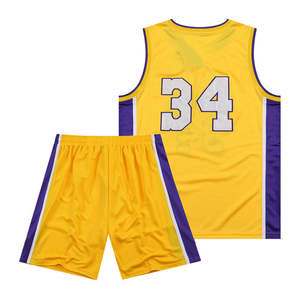 Por encargo ligero hombres baloncesto uniforme ropa deportiva transpirable sin mangas Jersey y pantalones cortos - Product Image 4