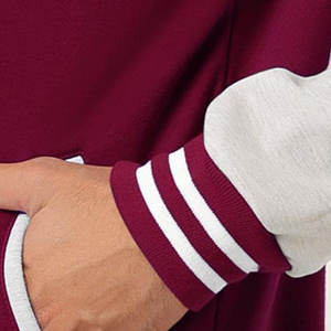 Veste universitaire pour homme de bonne qualité, en toile, entièrement personnalisable, vente chaude, tendance, anti-rides, haute qualité, imperméable, respirante - Product Image 3