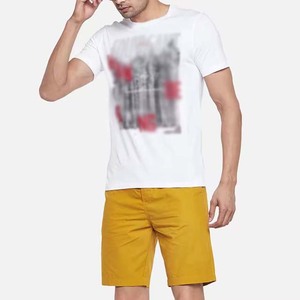 Shorts de sport pour homme en coton 100% respirant à séchage rapide, taille élastique, couleur personnalisée, faible MOQ, qualité supérieure - Product Image 4