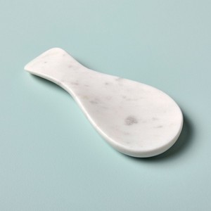 Spoon Rest With Marble & Wood Metal <b>Kitchen</b> Holder for Spatulas Spoons <b>Tongs</b> More - Product Image 2