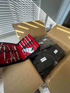 Kit avanzado de disección de acero inoxidable de 20 piezas para estudiantes de medicina Anatomía Laboratorio Scalper Cuchillo Mango Instrumentos quirúrgicos Base - Product Image 6