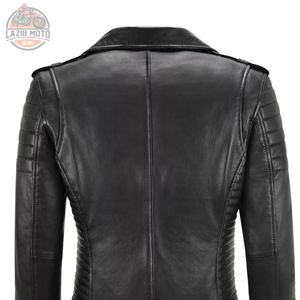 Chaqueta de moto de cuero para hombre de calle alta diseño único de alta calidad 100% cuero genuino transpirable impermeable motocicleta - Product Image 3