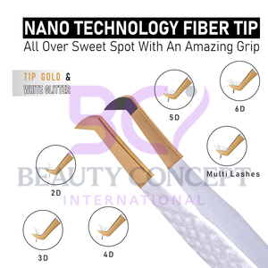 Vente en gros de pinces à greffer antidérapantes faciles à utiliser avec pointe en fibre à forte adhérence pour extensions de cils Nouveau type pointu - Product Image 2