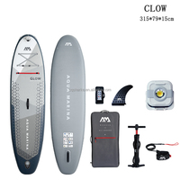 Planche de surf gonflable lumineuse 10'4'*31' pour la navigation nocturne, Stand Up Paddle (SUP)
