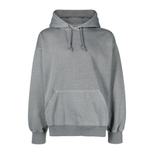 Vêtements d'hiver pour hommes Sweat à capuche thermique OEM Sweat à capuche délavé à l'acide pour hommes Pull-over à capuche délavé à l'acide avec cordon de serrage - Product Image 1