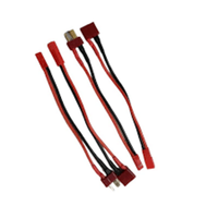 Amass Original Deans T Plug Câble de rallonge mâle à femelle Heavy Duty 12AWG Faisceau de câbles en silicone pour connexion électrique