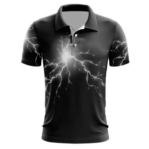 Nuevo 2025 venta al por mayor OEM diseño hombres Polo alta calidad sublimación diseño manga corta hombres Golf Polo camisetas - Product Image 1