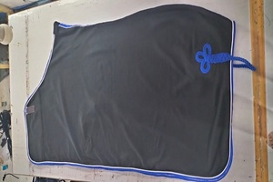 พรมขนสัตว์ขนแกะเนื้อนุ่มพิเศษผ้าฟลีซสีน้ำตาลสีเบจสีฟ้า - Product Image 3