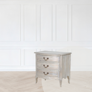 Meubles de salon français à prix de gros Table d'appoint ancienne Table d'appoint à trois tiroirs en bois massif Armoire de rangement en bois - Product Image 6