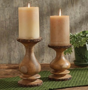 Bougeoir en bois Bougeoir en bois - Product Image 3